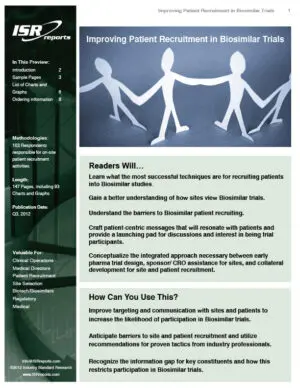 Improving Patient Recruitment in Biosimilar Trials
