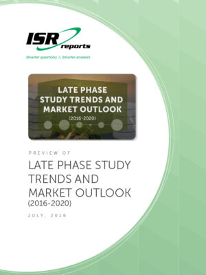 Report cover for Late Phase Study Trends and Market Outlook (2016-2020)