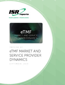 Report cover for eTMF Market and Service Provider Dynamics