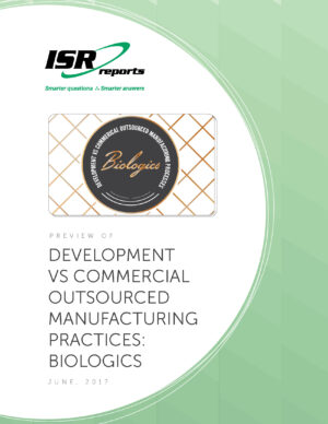 Development vs Commercial Outsourced Manufacturing Practices