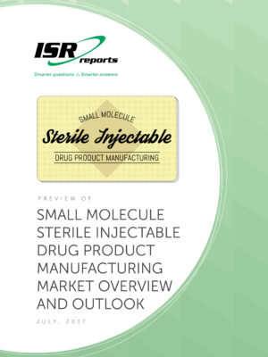 Small Molecule Sterile Injectable Drug Product Manufacturing