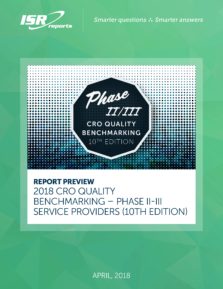 CRO Quality Benchmarking – Phase II/III Service Providers (10th Edition) cover