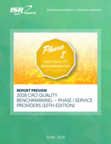 CRO Quality Benchmarking – Phase I Service Providers