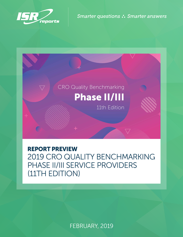 CRO Quality Benchmarking Phase II III Service Providers