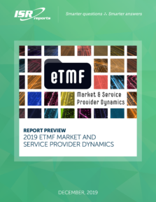 Preview cover for 2019 eTMF Market and Service Provider Dynamics