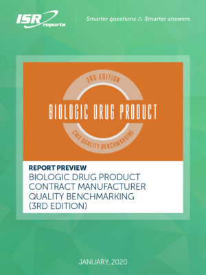 Biologic Drug Product Contract Manufacturer Quality Benchmarking (3rd Edition) cover