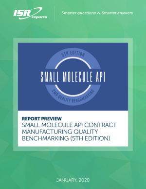 Preview-cover-2020 Small Molecule API Contract Manufacturing Quality Benchmarking