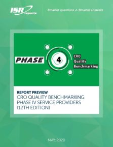 2020 CRO Quality Benchmarking – Phase IV Service Providers (12th Edition) Cover