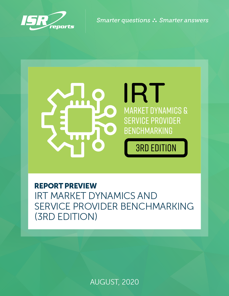 IRT Market Dynamics & Service Provider Benchmarking 3rd Edition Cover