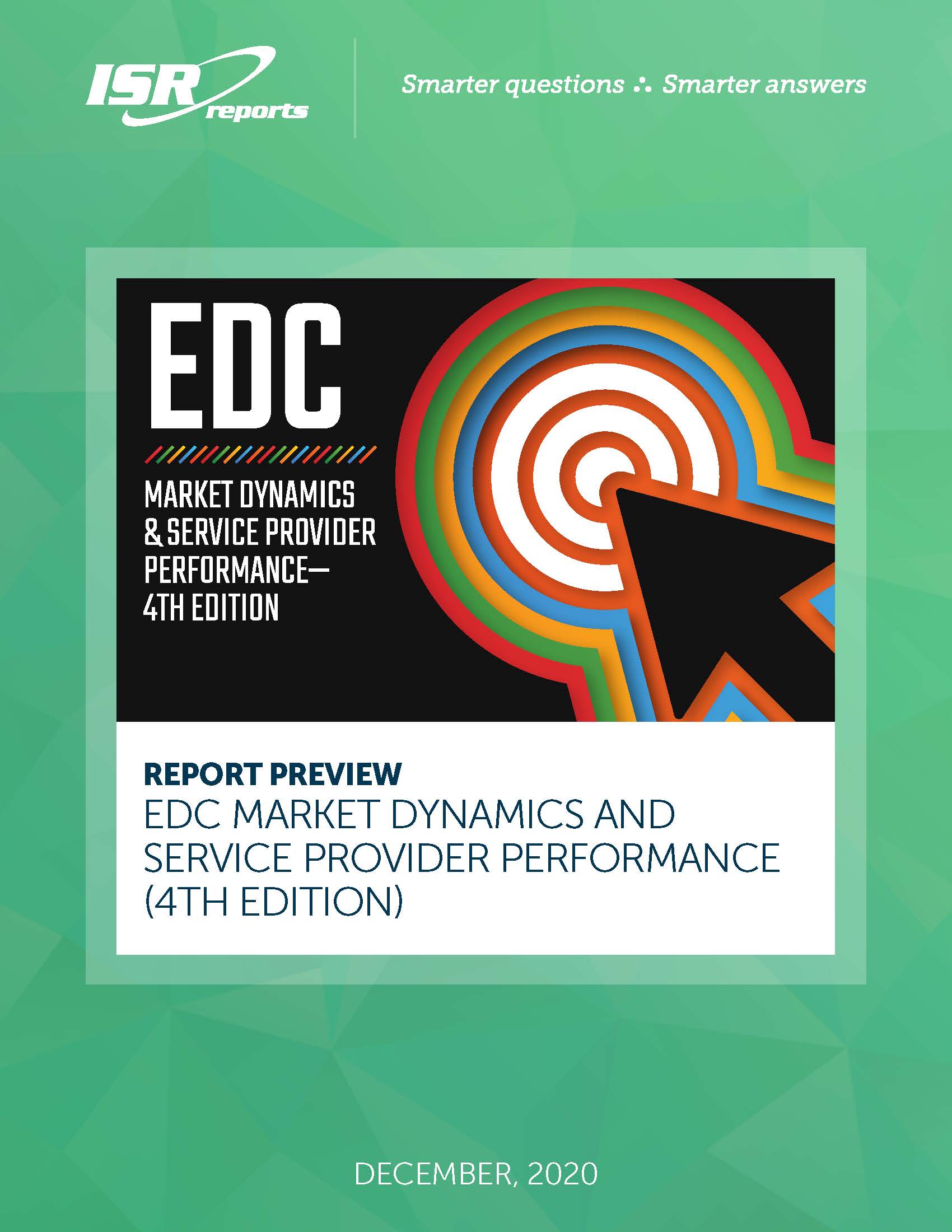 Preview cover for 2020 EDC Market Dynamics and Service Provider Performance