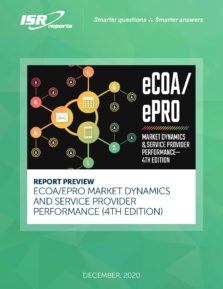 Preview cover for eCOA/ePRO Market Dynamics and Service Provider Performance (4th Edtition)