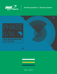 "PHASE II/III CRO BENCHMARKING" Preview cover