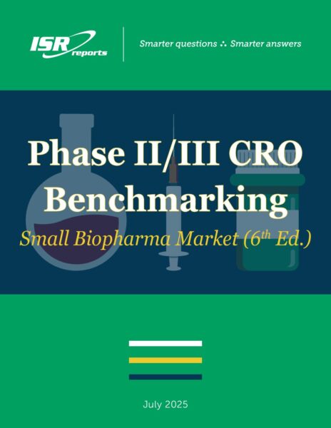 Phase II/III CRO Benchmarking: Small Biopharma Market (6th Ed.)