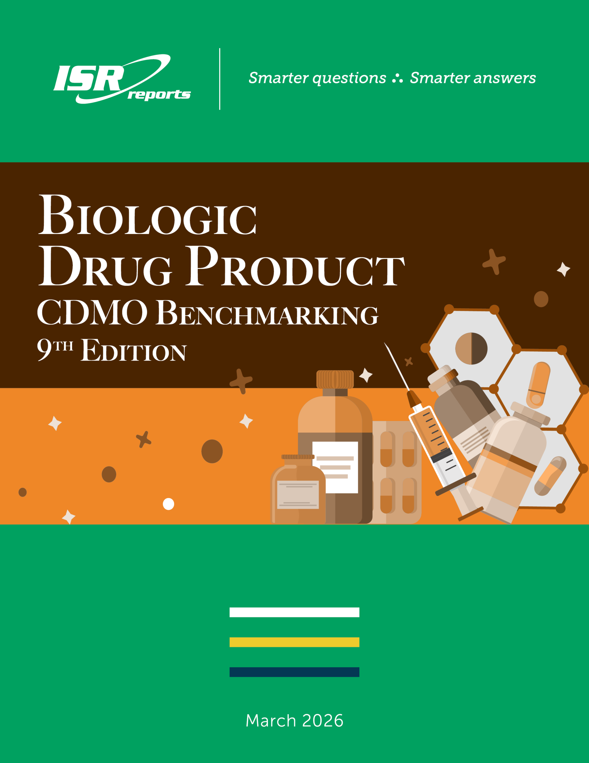 Cover - Biologic Drug Product CDMO Benchmarking (9th Ed.)