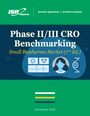 Cover - Phase II/III CRO Benchmarking: Small Biopharma Market (7th Ed.)