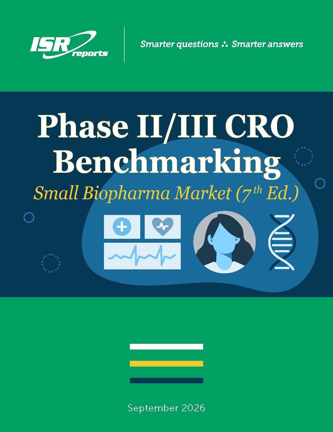 Cover - Phase II/III CRO Benchmarking: Small Biopharma Market (7th Ed.)